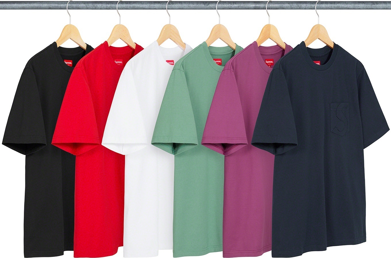 Laser Cut S Logo Pocket Tee
